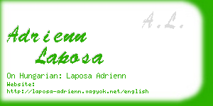 adrienn laposa business card